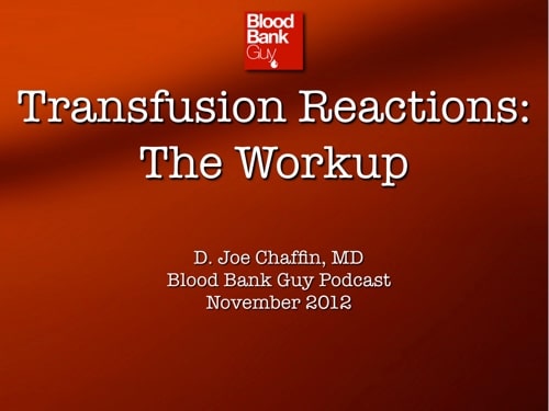 Transfusion Reactions 1 Cover