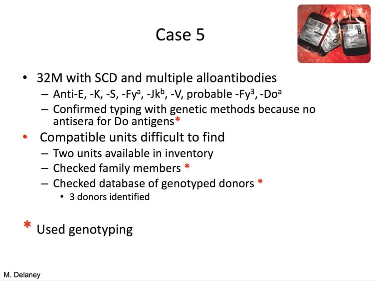 Delaney Slide 13 - Case 5 Description