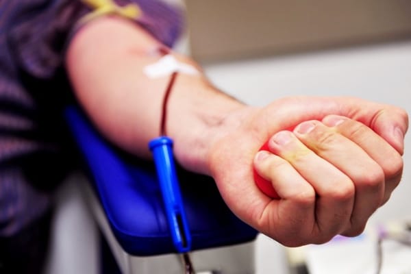 Blood Donor Hand